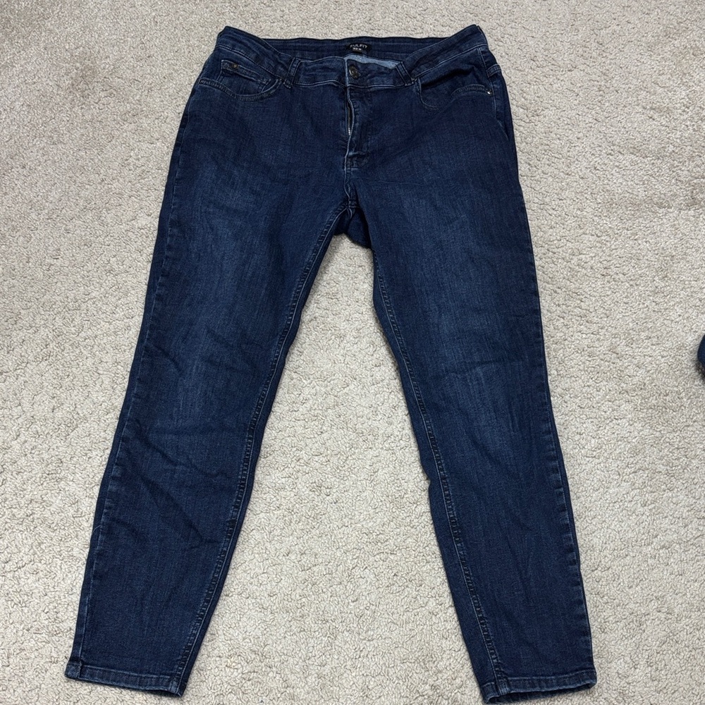 Men's Skinny Jeans in Dark Blue